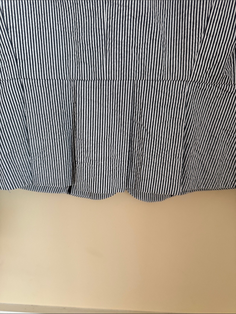 NWT Sandro Women's Navy and White Striped Blazer Size Small - Picture 4 of 8